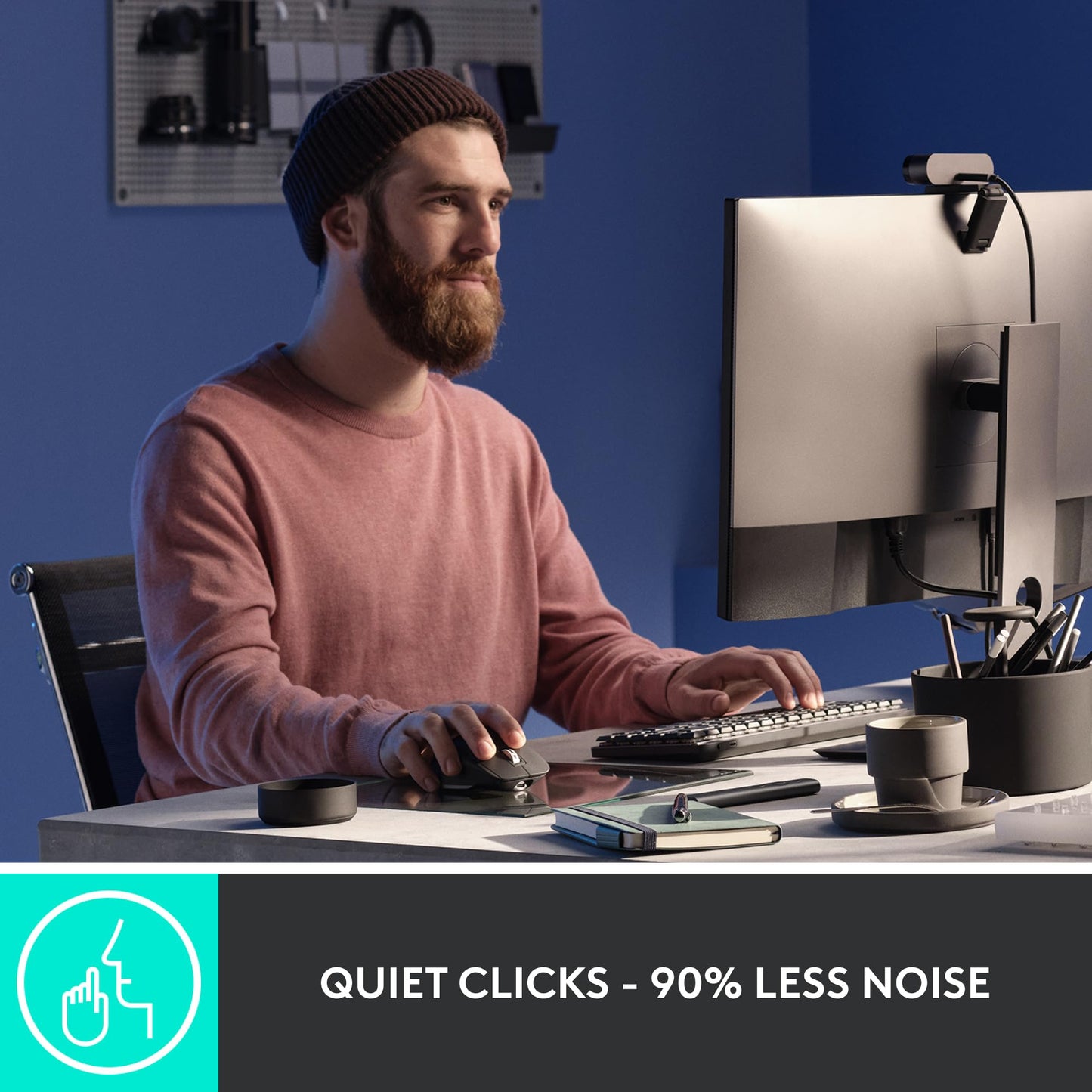 Logitech MX Master 3S Wireless Mouse Standard Edition with Logi Bolt USB Receiver, Ultra-Fast Scrolling, Ergo, 8K DPI, Track on Glass, Quiet Clicks, USB-C, Bluetooth, Windows, Linux, Chrome - Graphite