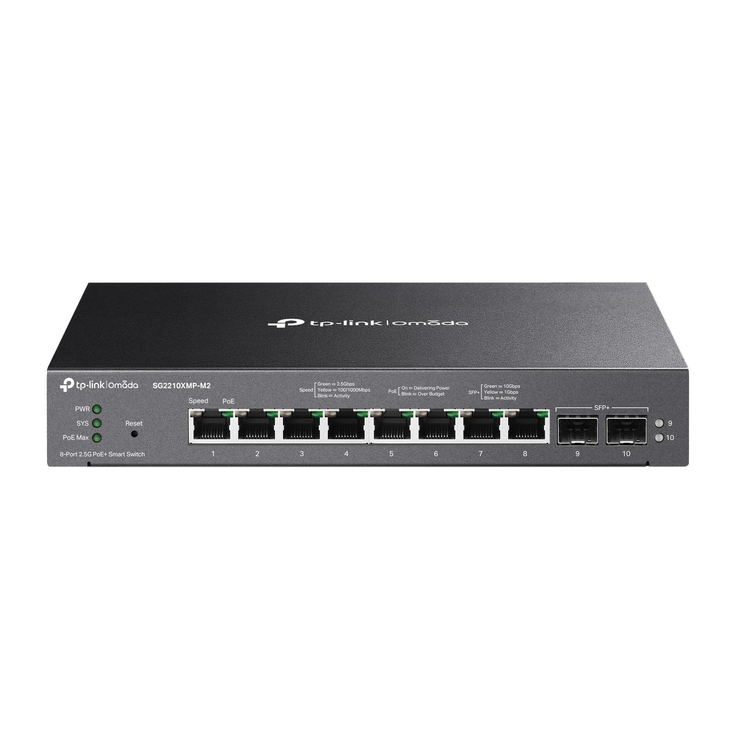TP-Link TL-SG108S-M2 | 8-Port Multi-Gigabit 2.5G Ethernet Switch | Unmanaged Network Switch | Ethernet Splitter | Plug & Play | Desktop/Wall Mount | Silent Operation