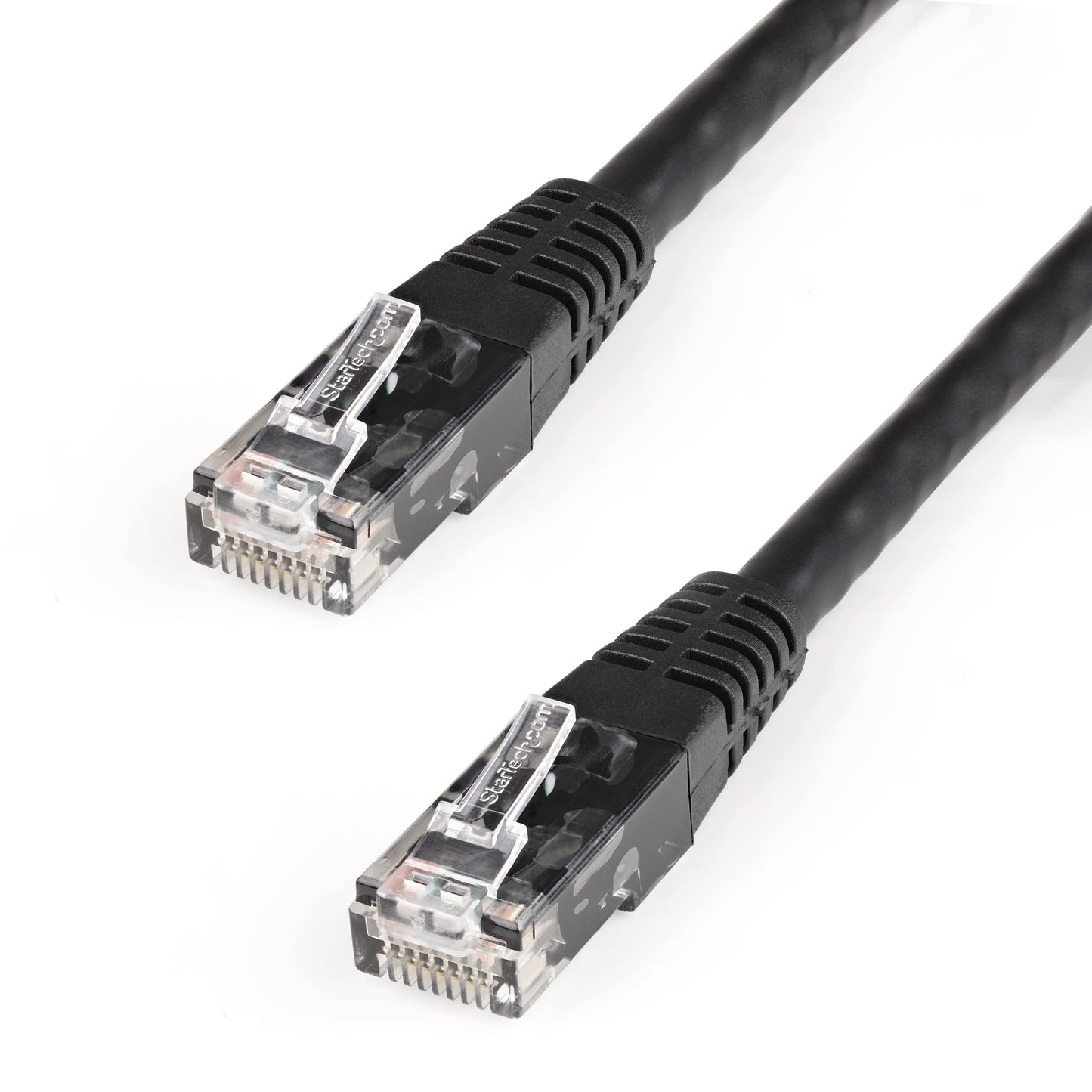 StarTech 6ft CAT6 Ethernet Cable - White CAT 6 Gigabit Ethernet Wire -250Mhz 100W PoE RJ45 UTP Molded Network Patch Cord with Strain Relief (C6PATCH6WH)