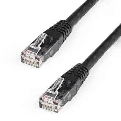StarTech 6ft CAT6 Ethernet Cable - White CAT 6 Gigabit Ethernet Wire -250Mhz 100W PoE RJ45 UTP Molded Network Patch Cord with Strain Relief (C6PATCH6WH)