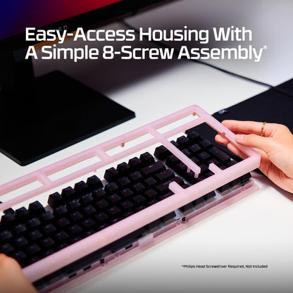 HyperX Alloy Core RGB – Membrane Gaming Keyboard, Comfortable Quiet Silent Keys with RGB LED Lighting Effects, Spill Resistant, Dedicated Media Keys, Compatible with Windows 10/8.1/8/7 – Black