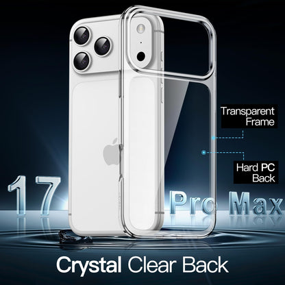 JETech Case for iPhone 17 Pro Max 6.9-Inch, Non-Yellowing Shockproof Phone Bumper Cover, Anti-Scratch Clear Back (Clear)