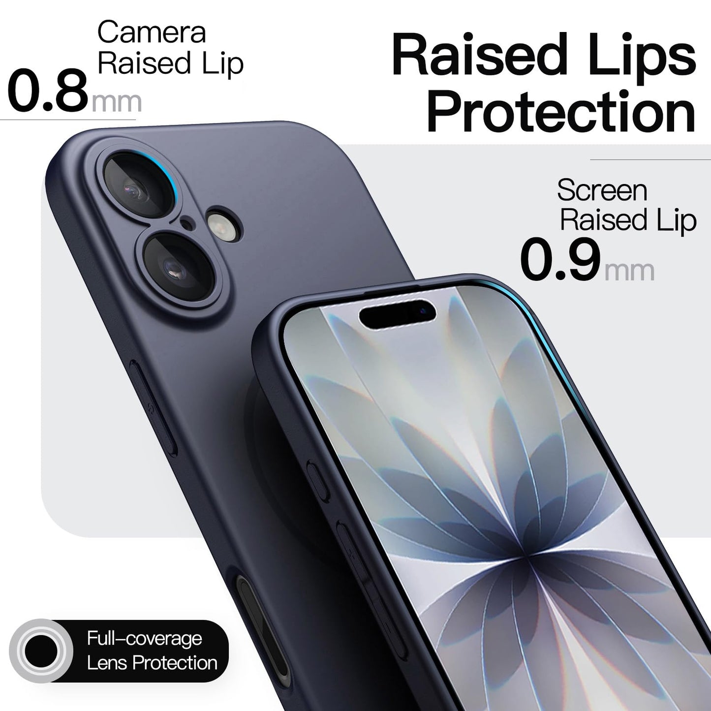 JETech Magnetic Slim Case for iPhone 17 Pro Max 6.9-Inch, Compatible with MagSafe, Ultra-Thin Lightweight Minimalist Phone Cover with Matte Finish and Full Camera Lens Protection (Black)