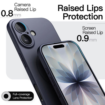 JETech Magnetic Slim Case for iPhone 17 Pro Max 6.9-Inch, Compatible with MagSafe, Ultra-Thin Lightweight Minimalist Phone Cover with Matte Finish and Full Camera Lens Protection (Black)