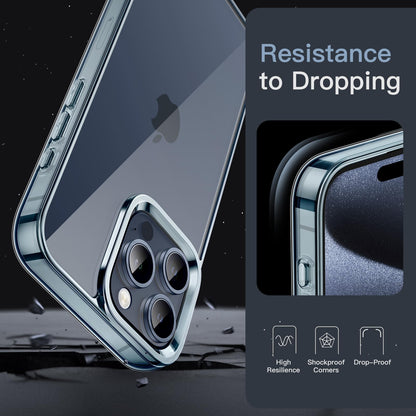 JETech Case for iPhone 15 6.1-Inch, Non-Yellowing Shockproof Phone Bumper Cover, Anti-Scratch Clear Back (Clear)