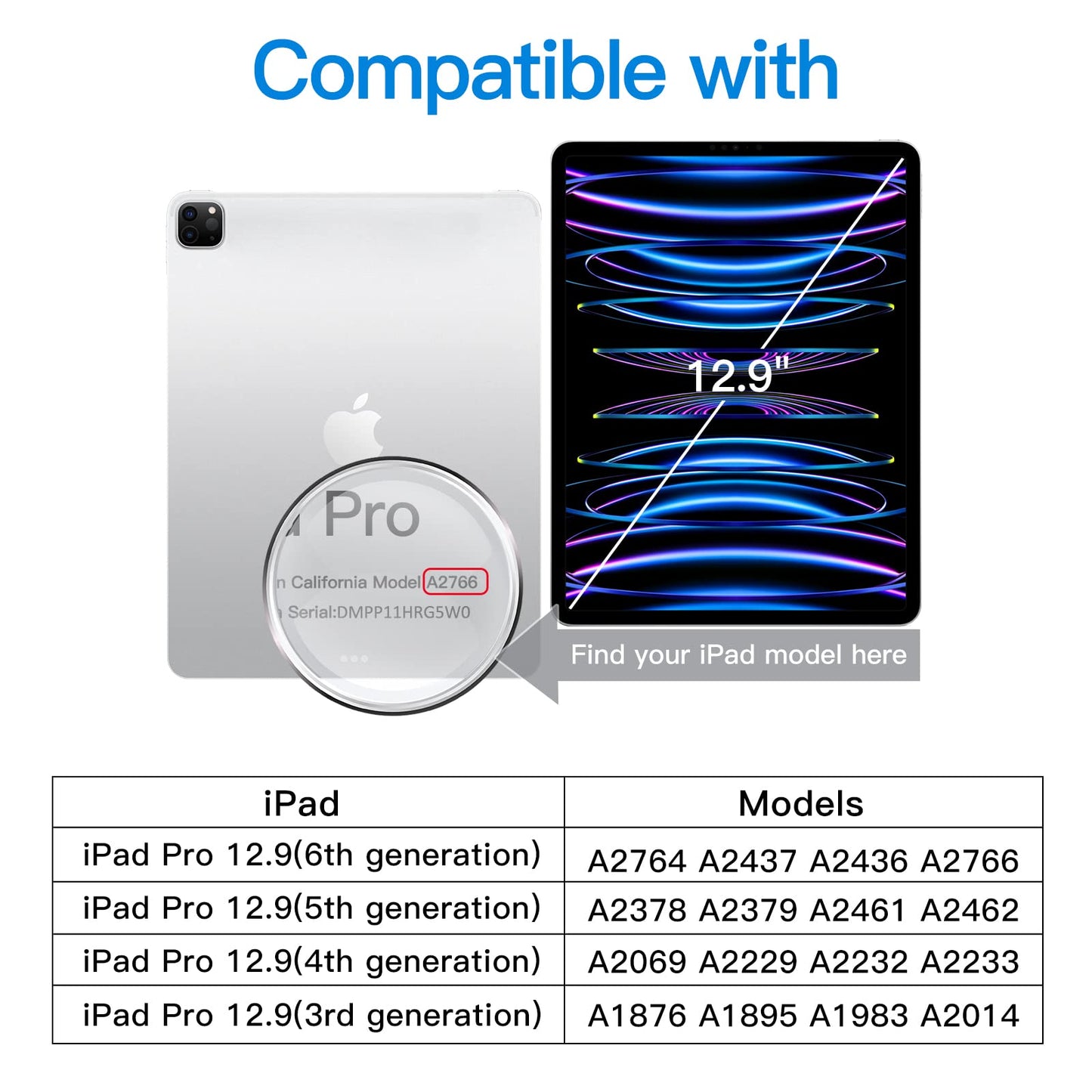 JETech Screen Protector for iPad (A16) 11th/10th Generation (2025/2022), 9H Tempered Glass Film, HD Clear, 2-Pack
