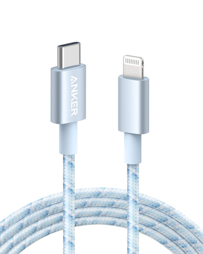 Anker New Nylon USB C to Lightning Cable, Apple MFi Certified for iPhone 14 Series, and More (6FT, Black)