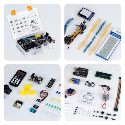 ELEGOO UNO Project Super Starter Kit with Tutorial and UNO R3 Board Compatible with Arduino IDE