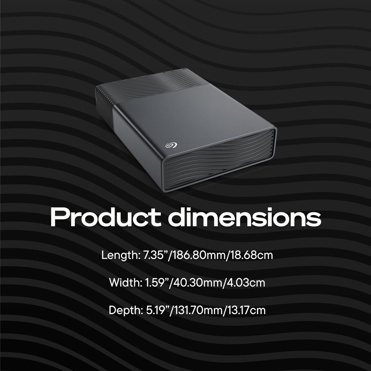 Seagate Portable 5TB External Hard Drive HDD – USB 3.0 for PC, Mac, PS4, & Xbox - 1-Year Rescue Service (STGX5000400), Black