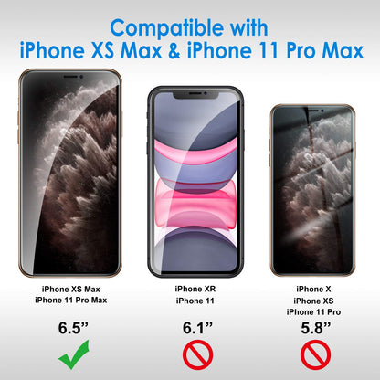 JETech Privacy Screen Protector for iPhone 17e (2026) / iPhone 16e / iPhone 13/13 Pro, Anti Spy Tempered Glass Film, 6.1-Inch Display, 2-Pack