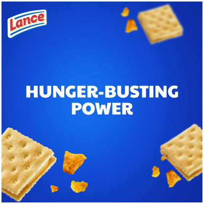 Lance Sandwich Crackers, Variety Pack, 3 Flavors, 20 Individually Wrapped Packs, 6 Sandwiches Each