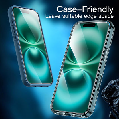 JETech Full Coverage Screen Protector for iPhone 17e (2026) / iPhone 16e, 9H Tempered Glass Film, Case-Friendly, HD Clear, 6.1-Inch Display, 3-Pack