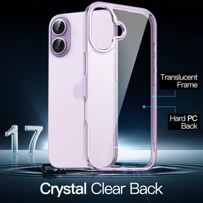 JETech Case for iPhone 17 Pro Max 6.9-Inch, Non-Yellowing Shockproof Phone Bumper Cover, Anti-Scratch Clear Back (Clear)