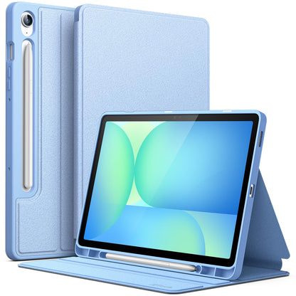 JETech Case for Samsung Galaxy Tab S10 Lite / S10 FE / S9 FE 10.9-Inch with S Pen Holder, Slim Folio Stand Protective Tablet Cover, Multi-Angle Viewing (Black)