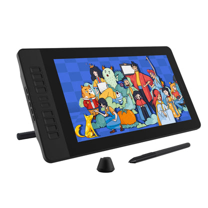 GAOMON PD1161 Drawing Tablet with Screen, Digital Art Tablet with Battery-Free Stylus, Tilt, 8 Shortcut Keys for Paint, Design, Illustration, Editing, 11.6-inch Graphics Tablet for Mac, Windows PC