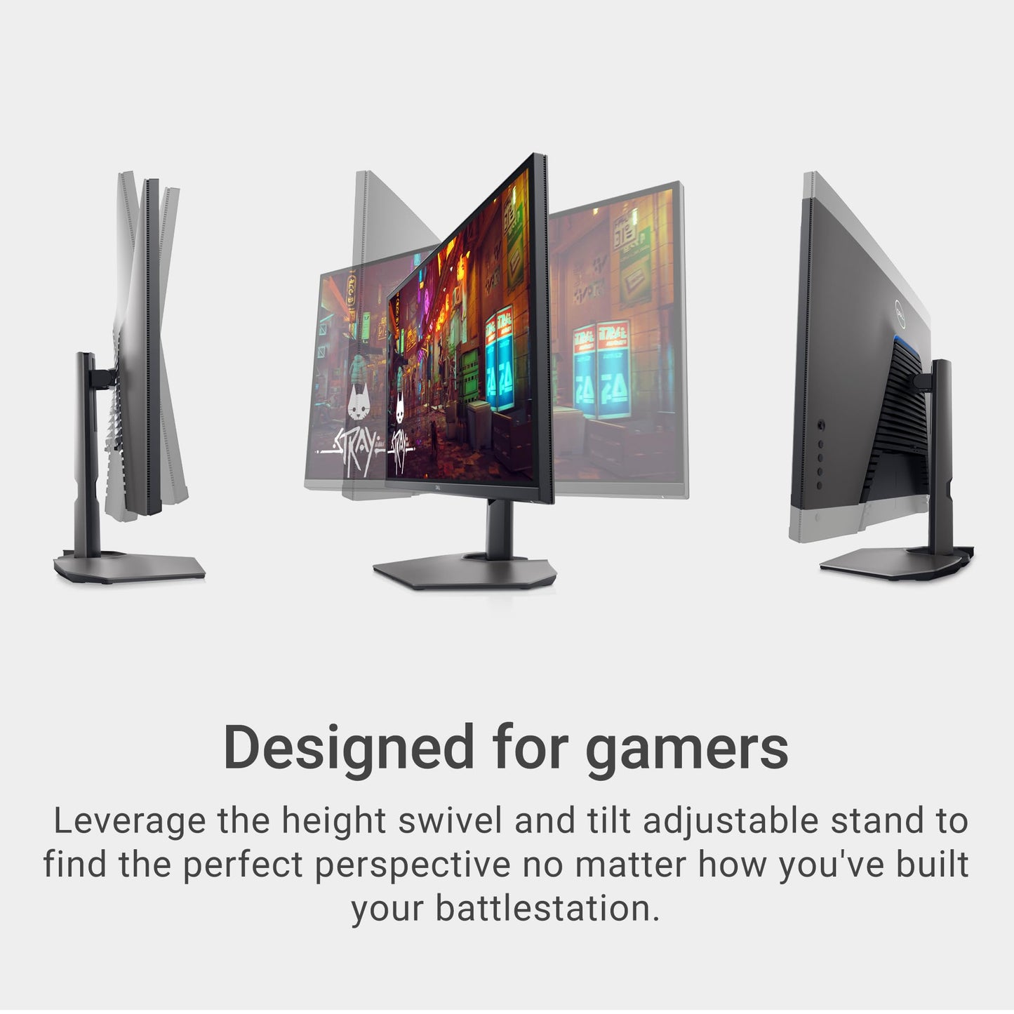 Dell S2722DGM Curved Gaming Monitor - 27-inch QHD (2560 x 1440) 1500R Curved Display, 165Hz Refresh Rate (DisplayPort), HDMI/DisplayPort Connectivity, Height/Tilt Adjustability - Black