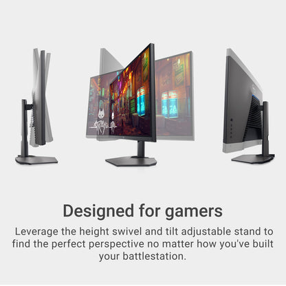 Dell S2722DGM Curved Gaming Monitor - 27-inch QHD (2560 x 1440) 1500R Curved Display, 165Hz Refresh Rate (DisplayPort), HDMI/DisplayPort Connectivity, Height/Tilt Adjustability - Black