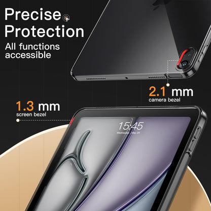 JETech Case for iPad Pro 11-Inch 2022/2021/2020 Model (4th/3rd/2nd Generation), Soft TPU Transparent Slim Shockproof Tablet Cover, Support Pencil 2nd Charging (Clear)
