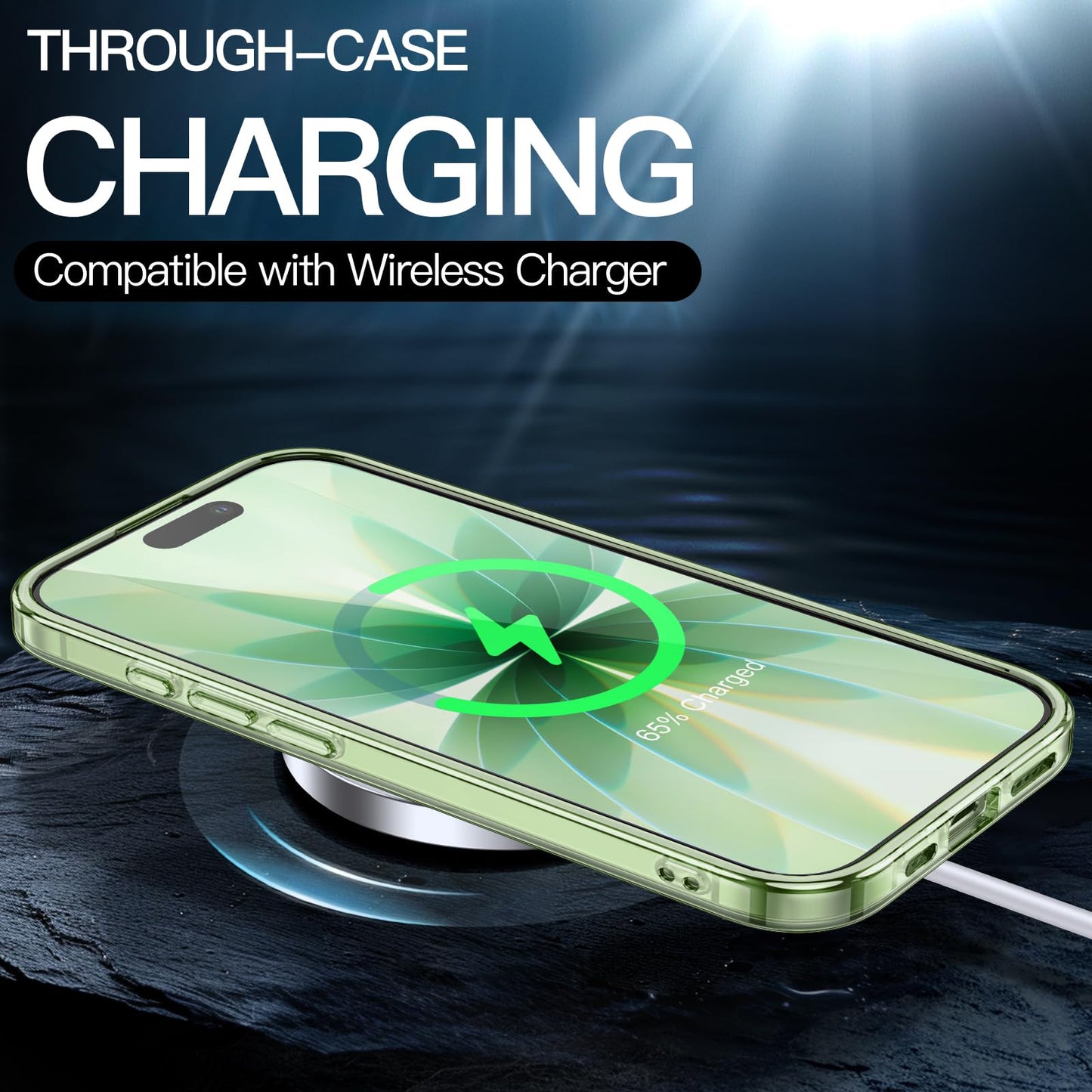 JETech Case for iPhone 17 Pro Max 6.9-Inch, Non-Yellowing Shockproof Phone Bumper Cover, Anti-Scratch Clear Back (Clear)