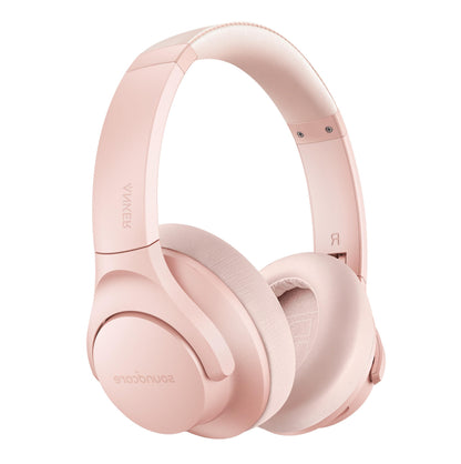 Soundcore Anker Life Q20 Hybrid Active Noise Cancelling Headphones, Wireless Over Ear Bluetooth Headphones, 70H Playtime, Hi-Res Audio, Deep Bass, Memory Foam Ear Cups, Travel, Office