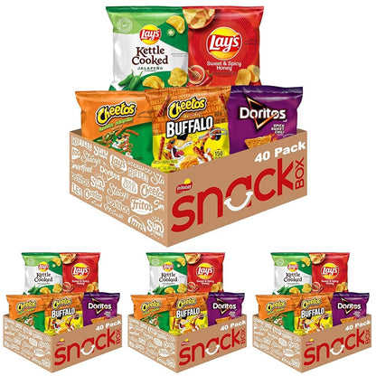 Frito-Lay Ultimate Snack Care Package, Favorites Mix, Variety Assortment of Chips, Cookies, Crackers & More, 40 Count