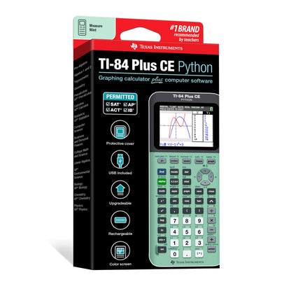 Texas Instruments TI-84 Plus CE Color Graphing Calculator, Black