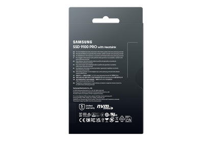 Samsung SSD 9100 PRO 2TB, PCIe 5.0x4 M.2 2280, Up to 14,700MB/s