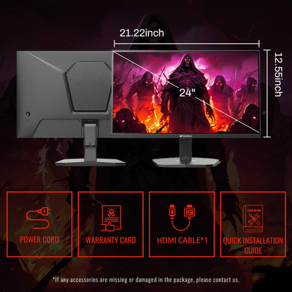 SANSUI 34-Inch Curved Gaming Monitor UWQHD 3440 x 1440P Up to 200Hz 165Hz Curved 1500R - PIP/PBP, OD 1ms, HDR, 300nits, sRGB 130%, DCI-P3 97%,AI Crosshair,HDMI2.1x2,DP1.4(Cable Included)