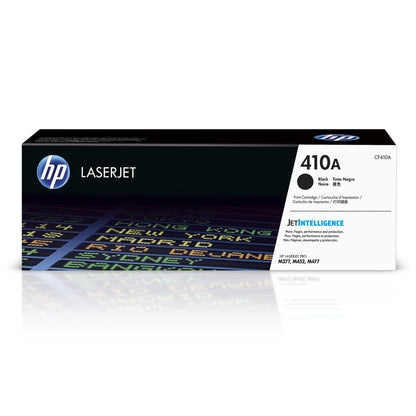 HP 410A Black Toner Cartridge | Works with Color LaserJet Pro M452 Series, MFP M377, M477 Series | CF410A,(Pack of 2)