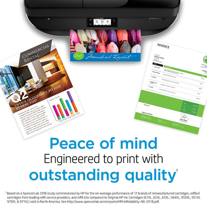 HP 62 Black/Tri-Color Ink (2-Pack) | Works with Envy 5540, 5640, 5660, 7640, OfficeJet 5740, 8040, OfficeJet Mobile 200, 250 | Instant Ink Eligible | N9H64FN | Packaging May Vary