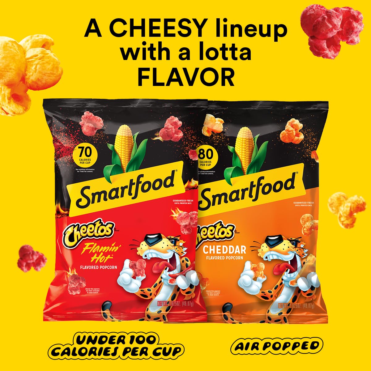 Smartfood Popcorn, White Cheddar, 1 Ounce (Pack of 64)