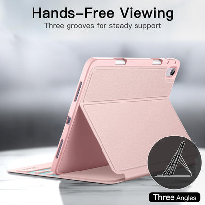 JETech Case for iPad Air 11-Inch M4/M3/M2 (2026/2025/2024), iPad Air 5/4 (2022/2020 5th/4th 10.9-Inch) with Pencil Holder, Slim Folio Stand Protective Tablet Cover, Multi-Angle Viewing (Black)