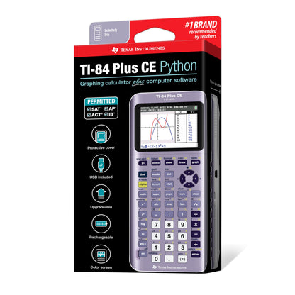 Texas Instruments TI-84 Plus CE Color Graphing Calculator, Black