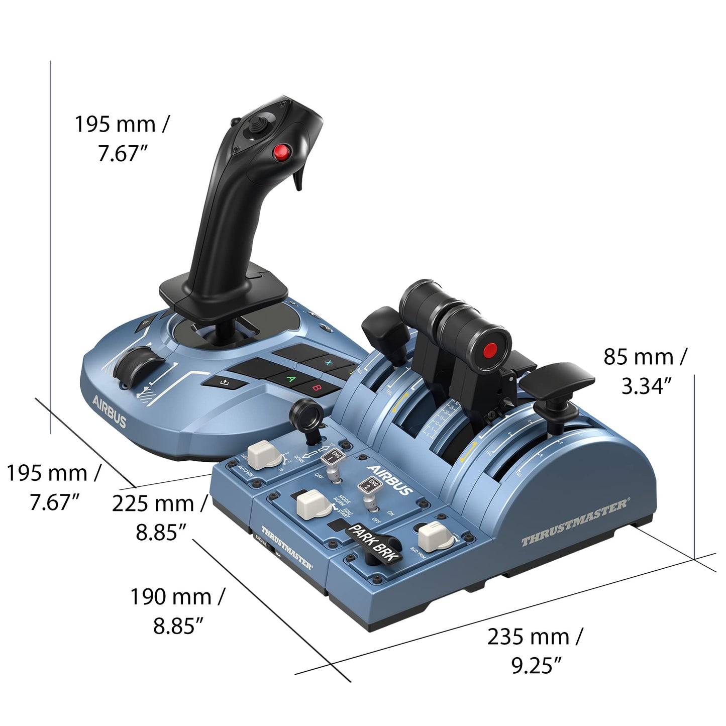 Thrustmaster TCA Captain Pack Xbox – Airbus Edition (Compatible with XBOX Series X/S, One and PC)