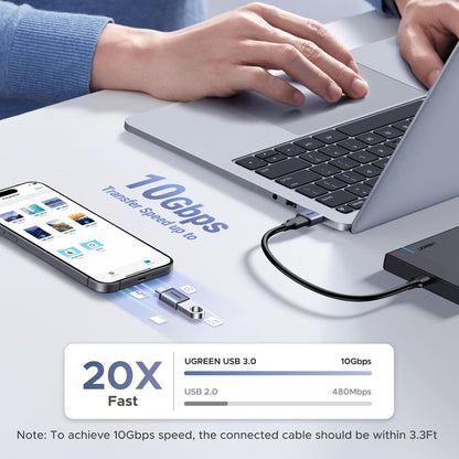 UGREEN USB to USB C Adapter & USB C to USB Adapter Combo 4-Pack, 10Gbps Type C USBC Adapter Compatible with MacBook, iPhone 17/16/15, iPad, Samsung Galaxy, Apple Watch