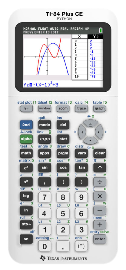 Texas Instruments TI-84 Plus CE Color Graphing Calculator, Black