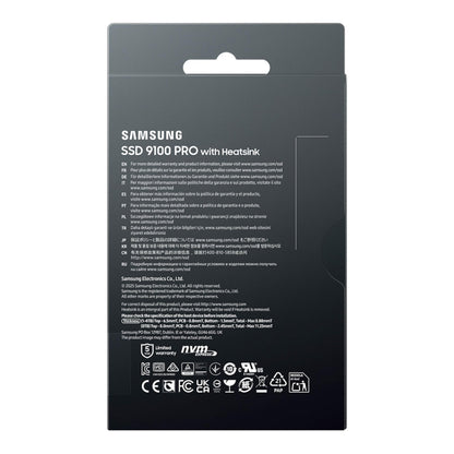 Samsung SSD 9100 PRO 2TB, PCIe 5.0x4 M.2 2280, Up to 14,700MB/s