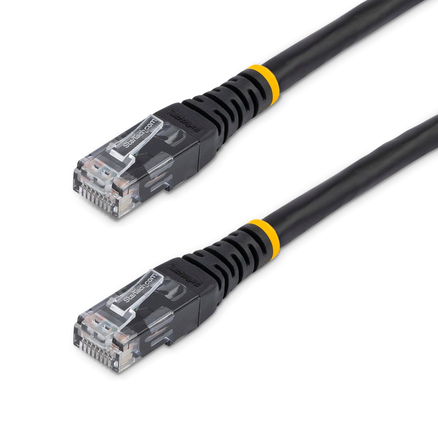 StarTech 6ft CAT6 Ethernet Cable - White CAT 6 Gigabit Ethernet Wire -250Mhz 100W PoE RJ45 UTP Molded Network Patch Cord with Strain Relief (C6PATCH6WH)
