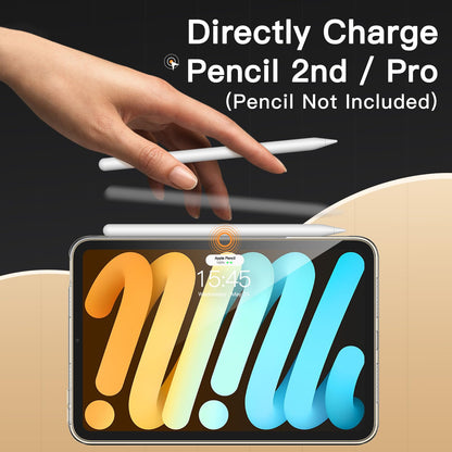 JETech Case for iPad Pro 11-Inch 2022/2021/2020 Model (4th/3rd/2nd Generation), Soft TPU Transparent Slim Shockproof Tablet Cover, Support Pencil 2nd Charging (Clear)