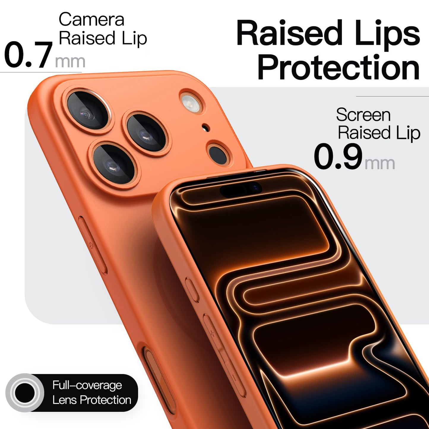 JETech Magnetic Slim Case for iPhone 17 Pro Max 6.9-Inch, Compatible with MagSafe, Ultra-Thin Lightweight Minimalist Phone Cover with Matte Finish and Full Camera Lens Protection (Black)