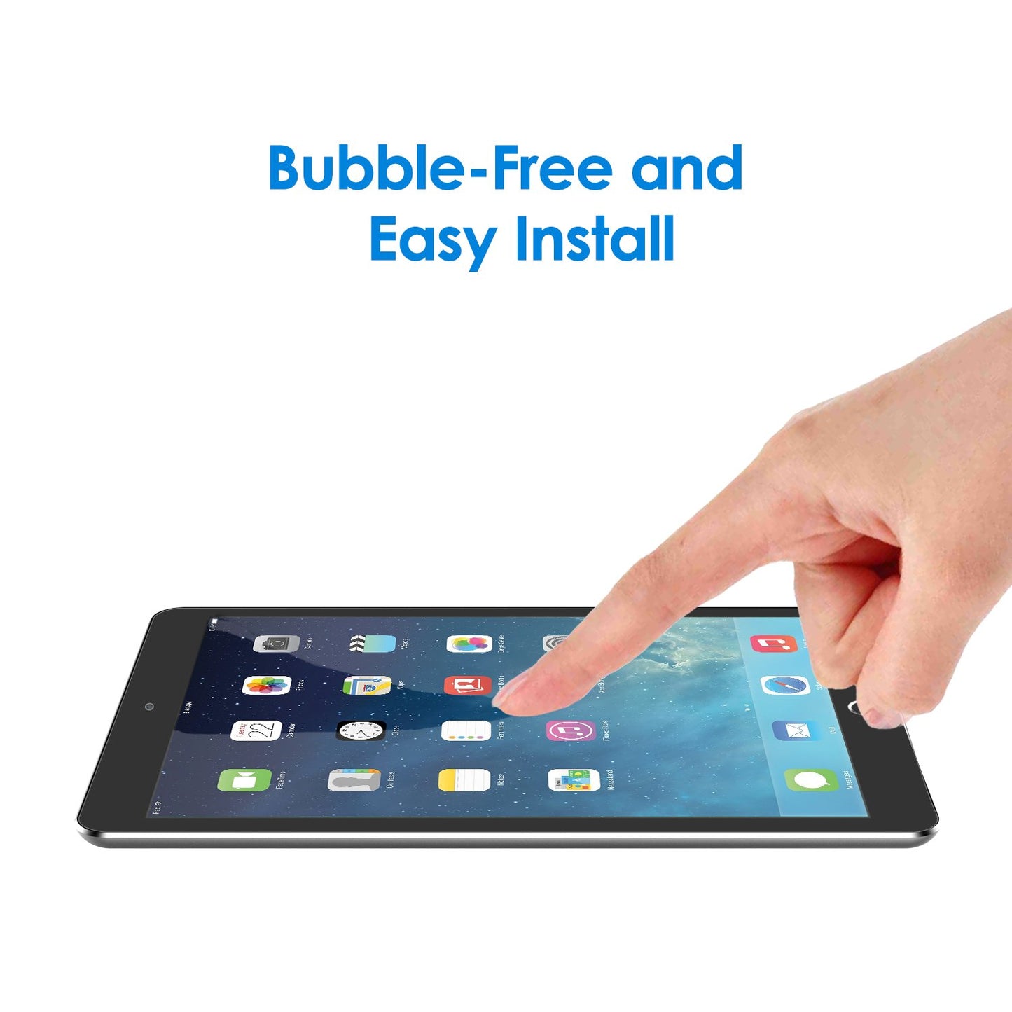 JETech Screen Protector for iPad (A16) 11th/10th Generation (2025/2022), 9H Tempered Glass Film, HD Clear, 2-Pack