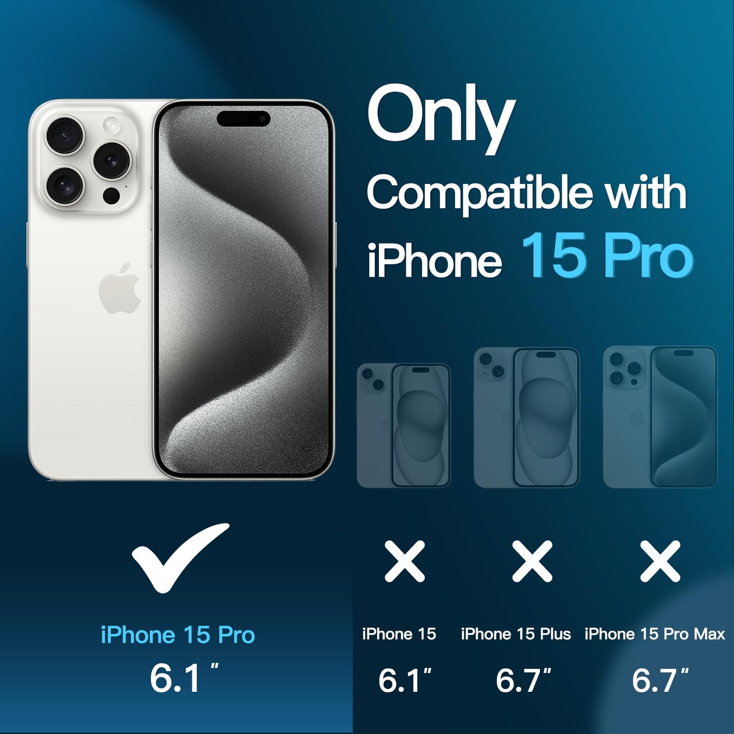 JETech Full Coverage Screen Protector for iPhone 17e (2026) / iPhone 16e, 9H Tempered Glass Film, Case-Friendly, HD Clear, 6.1-Inch Display, 3-Pack