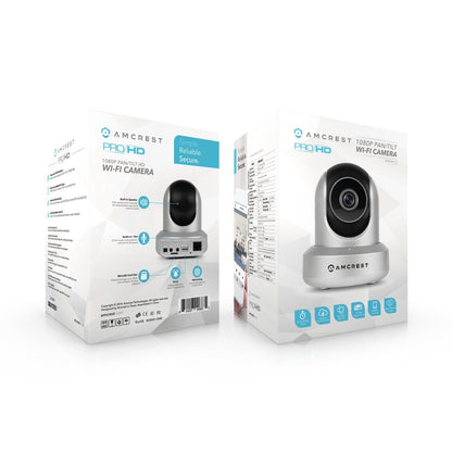 Amcrest ProHD 1080P WiFi 2MP (1920TVL) Indoor Pan/Tilt Security Wireless IP Camera IP2M-841B (Black)