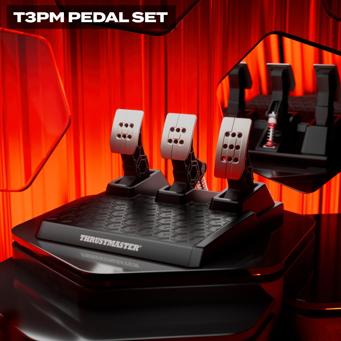 Thrustmaster T248R Racing Wheel & Magnetic Pedals for PS5, PS4 & PC – 3.1 Nm Hybrid Drive Force Feedback, Magnetic Paddle Shifters and Interactive LCD Display