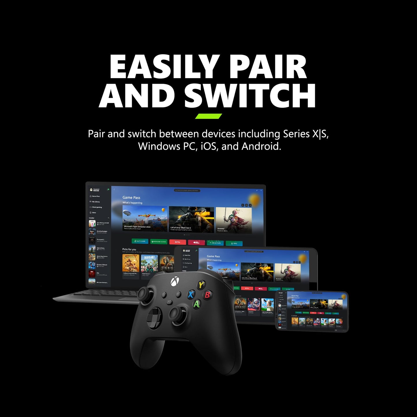 Xbox Wireless Gaming Controller | Storm Breaker Special Edition | Console, PC, and Android | Textured Grip | Wireless, Bluetooth, USB-C Connectivity