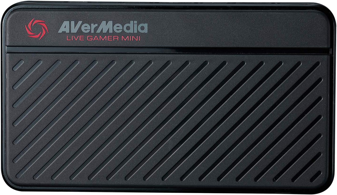 AVerMedia Live Gamer Mini, 1080p60 Capture Card with HDMI Pass-Thru, Plug & Play, for OBS, Xbox Series X/S, PS5, Switch, Win 11/macOS 12 (GC311)