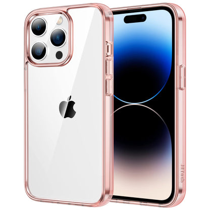 JETech Case for iPhone 14 6.1-Inch, Non-Yellowing Shockproof Phone Bumper Cover, Anti-Scratch Clear Back (Clear)