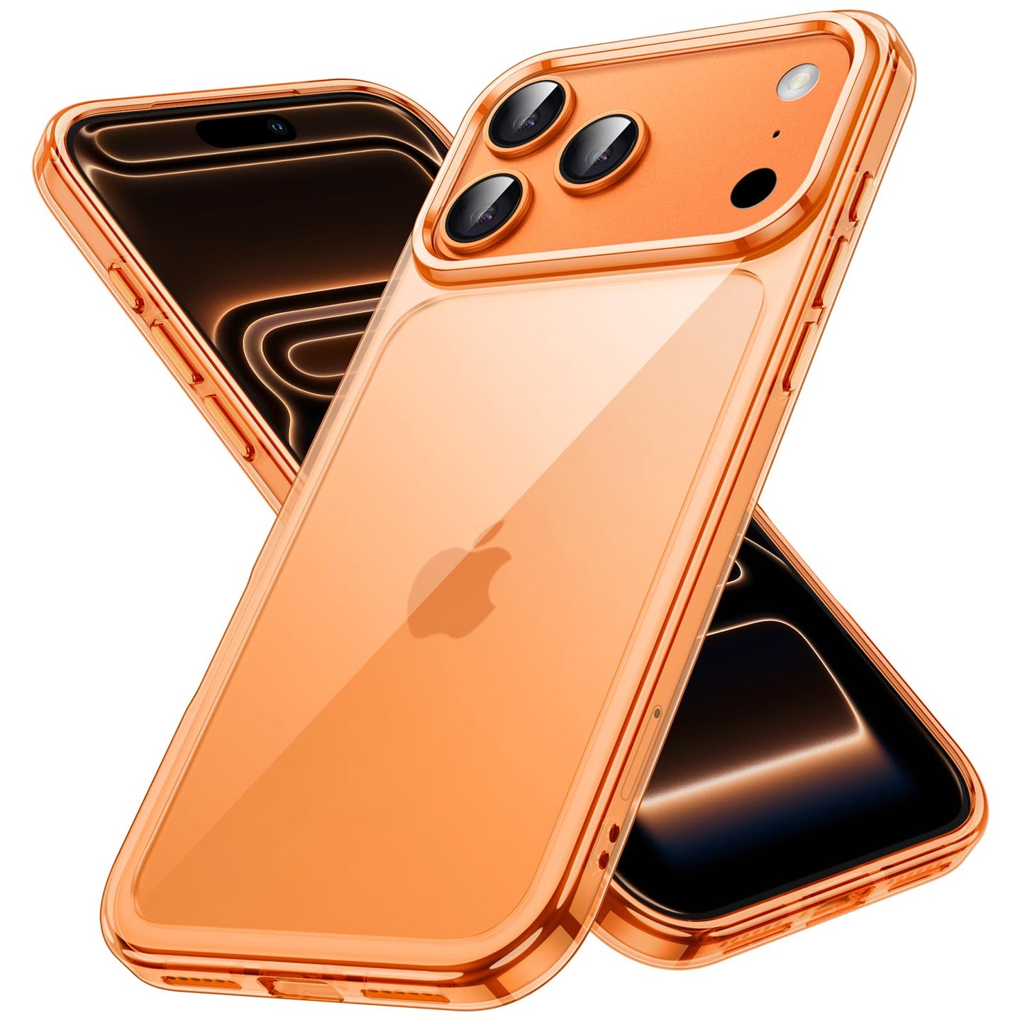 JETech Case for iPhone 17 Pro Max 6.9-Inch, Non-Yellowing Shockproof Phone Bumper Cover, Anti-Scratch Clear Back (Clear)