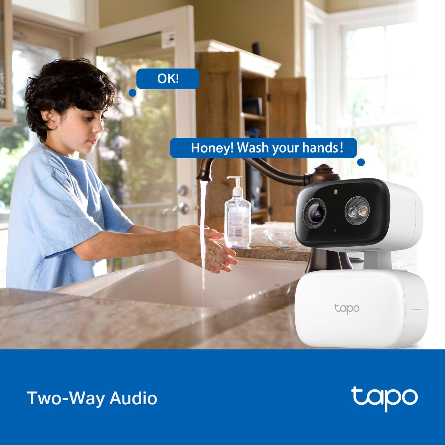 TP-Link Tapo Pan/Tilt Security Camera for Baby Monitor, Pet Camera w/Motion Detection, 1080P, 2-Way Audio, Night Vision, Cloud & SD Card Storage, Works with Alexa & Google Home (Tapo C200)