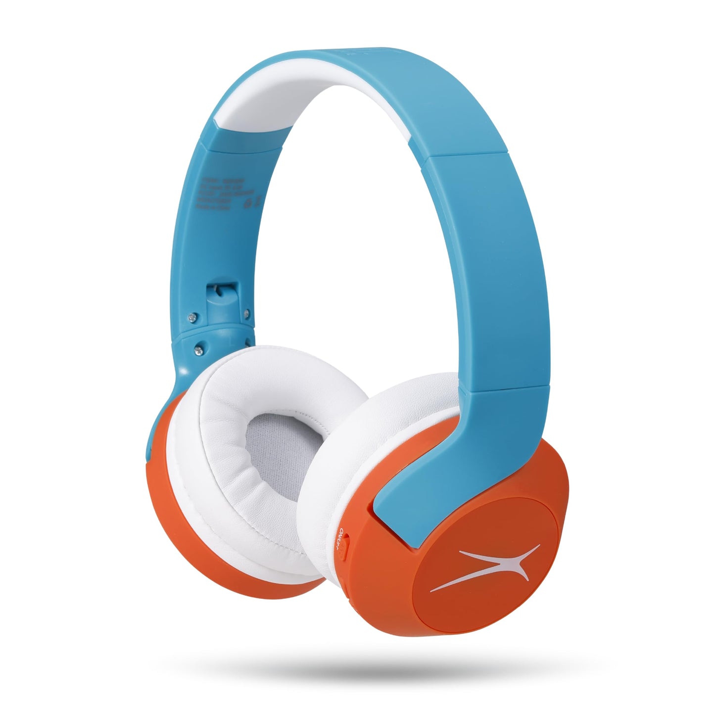 Altec Lansing Kid Safe Noise Cancelling Wireless Headphones 15H Battery, 85dB Volume Limit, Foldable Design Powerful Sound, Active Noise Cancellation Perfect for Kids Ages 7+ (Whiteout Pop Pink)